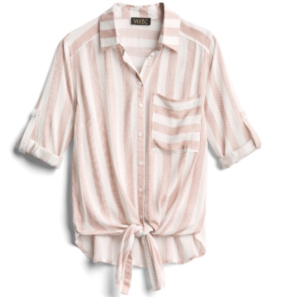 NWT • STITCHFIX VIXBE THOMPKINS TIE FRONT TOP